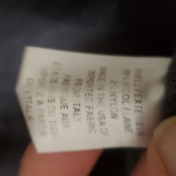 An Original Milly of New York Gray Wool Short Cap Sleeve Gold Button Dress. - Picture 12 of 15